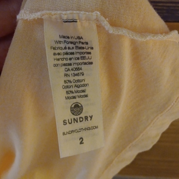 Sundry t-shirt NWT size 2 - Picture 4 of 7